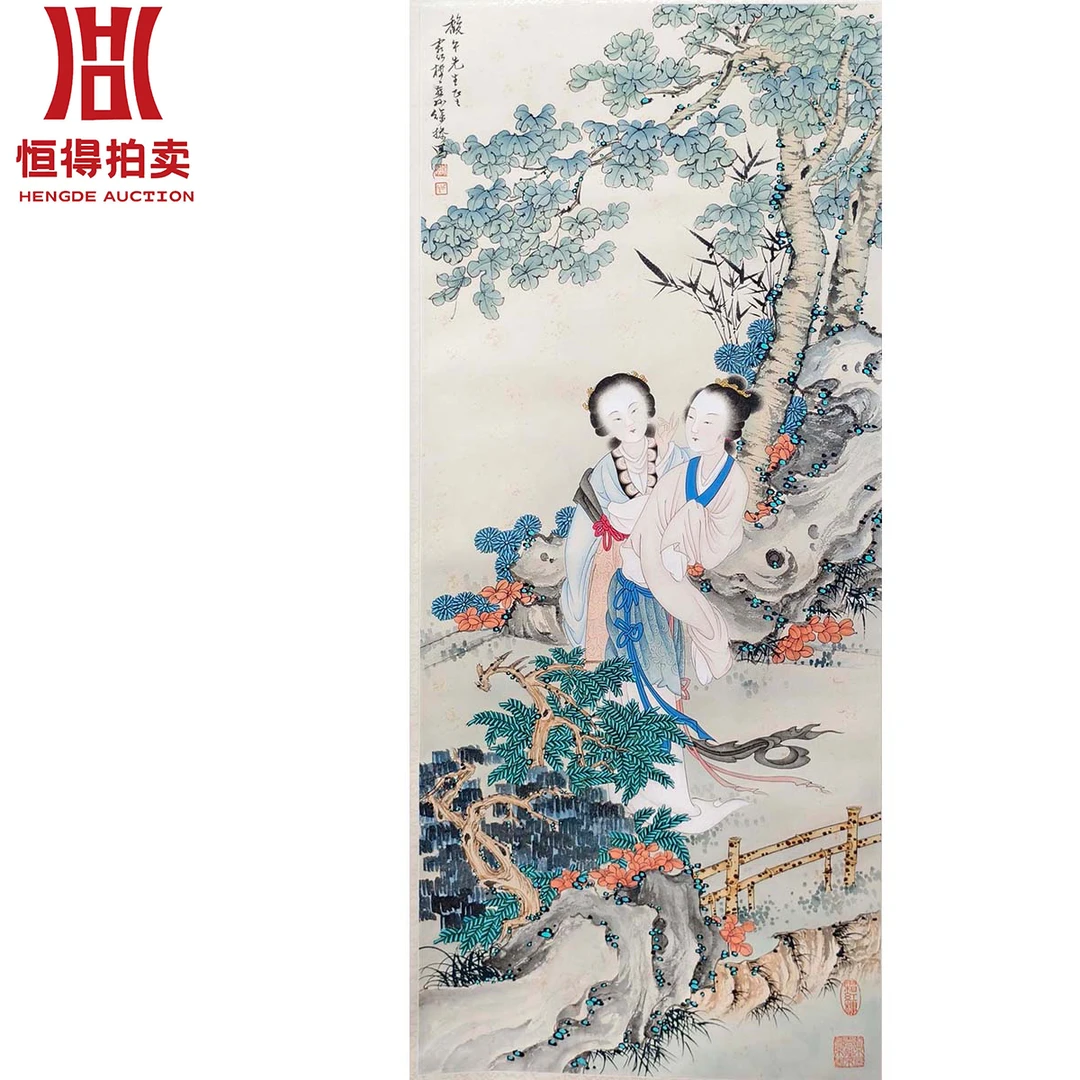 1-0066徐操绘画立轴36x83