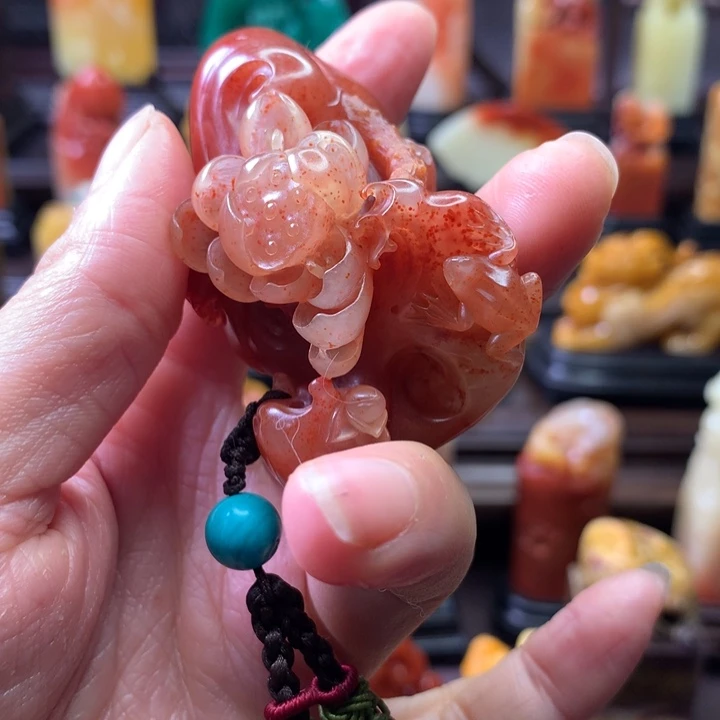 寿山石印石白*寿山石芙蓉