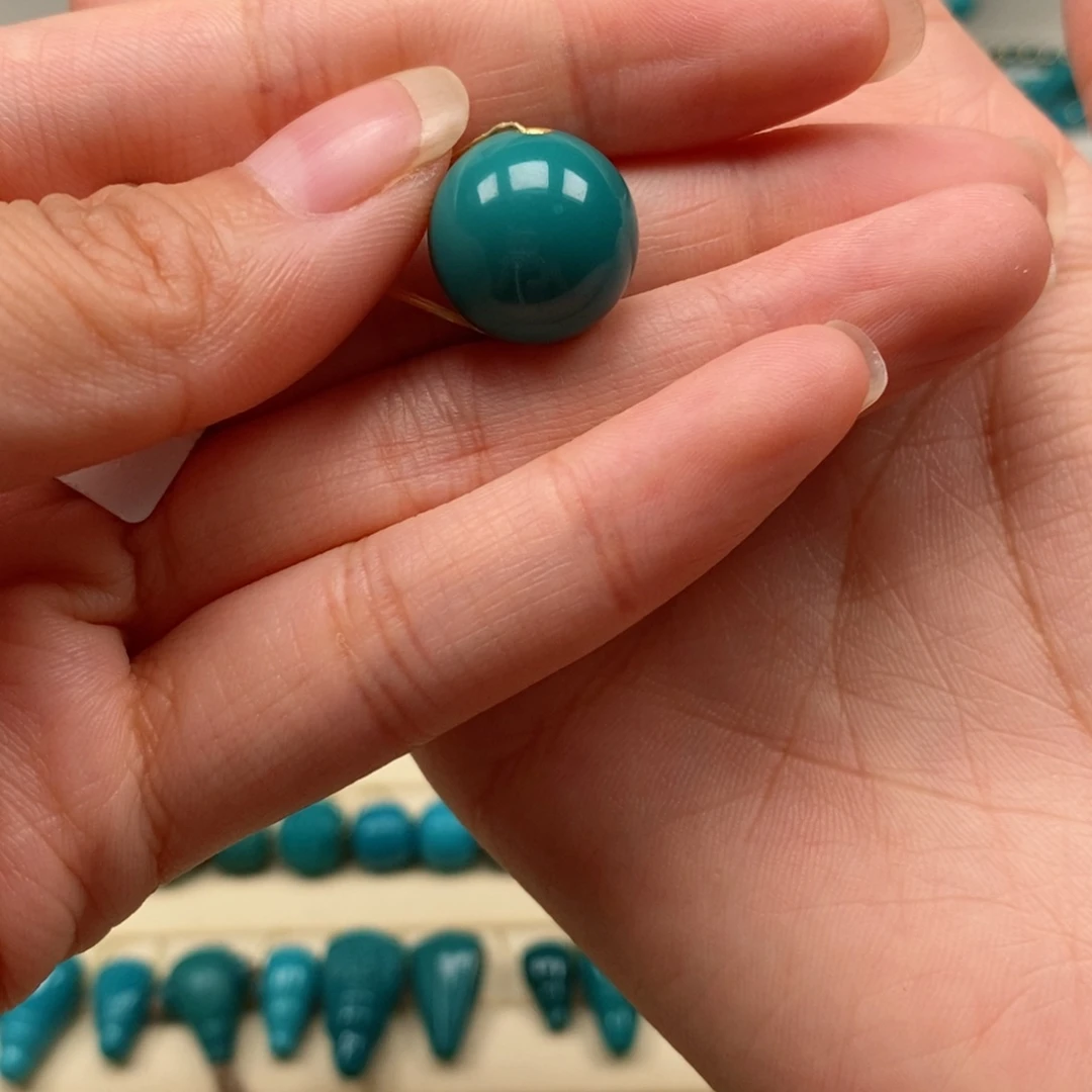 未镶嵌绿松石珠宝奇石AA406