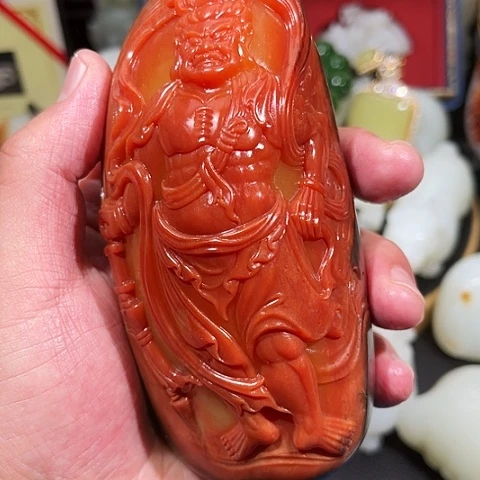 和田玉挂件未镶嵌硕*果