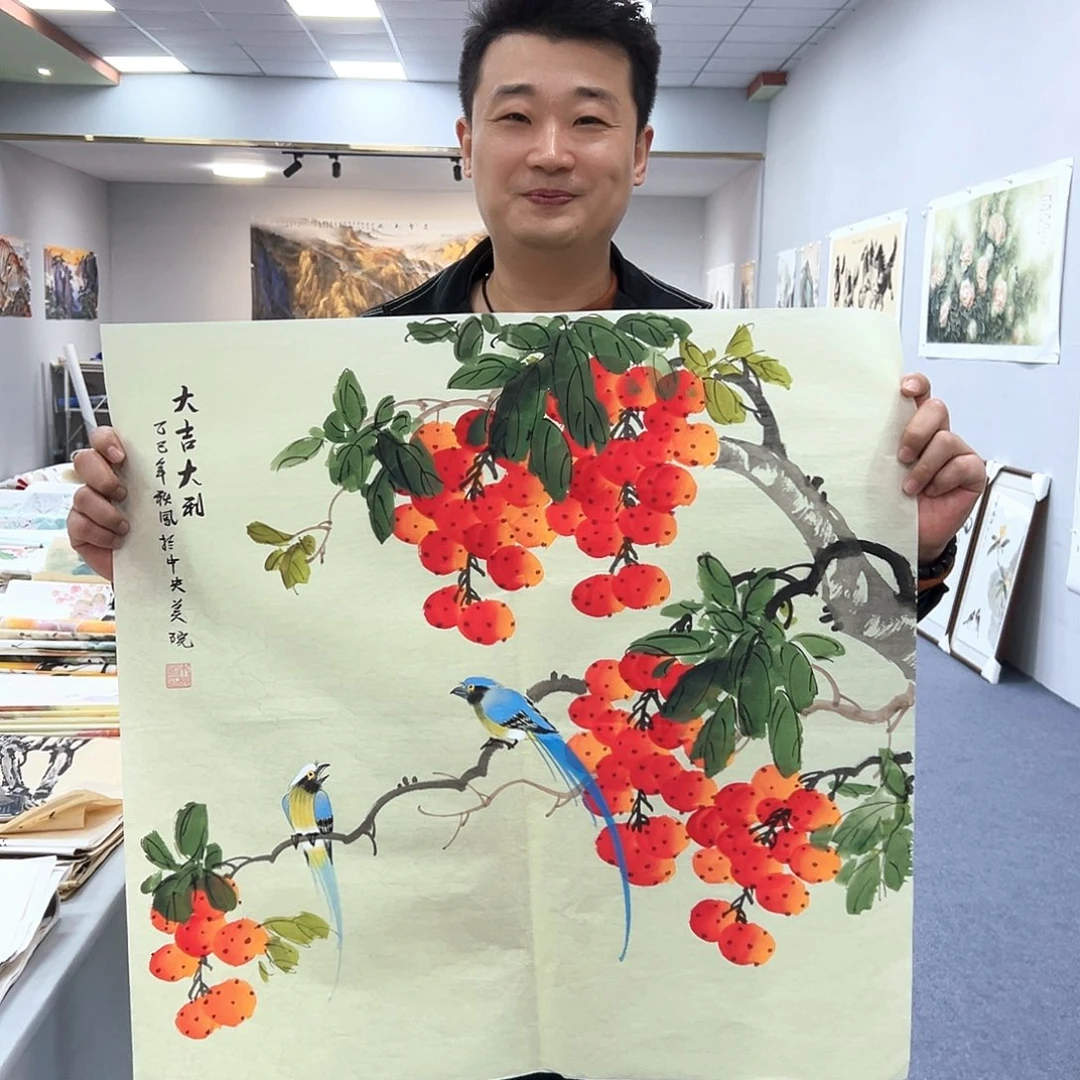 国画国画作品宣纸纯手绘