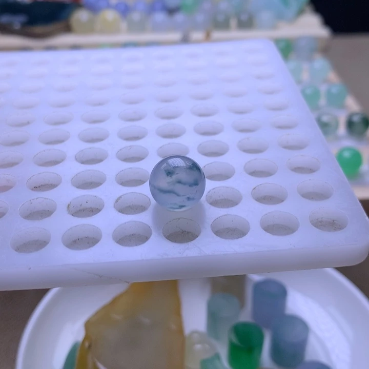 未镶嵌手链翡翠12翡翠圆珠