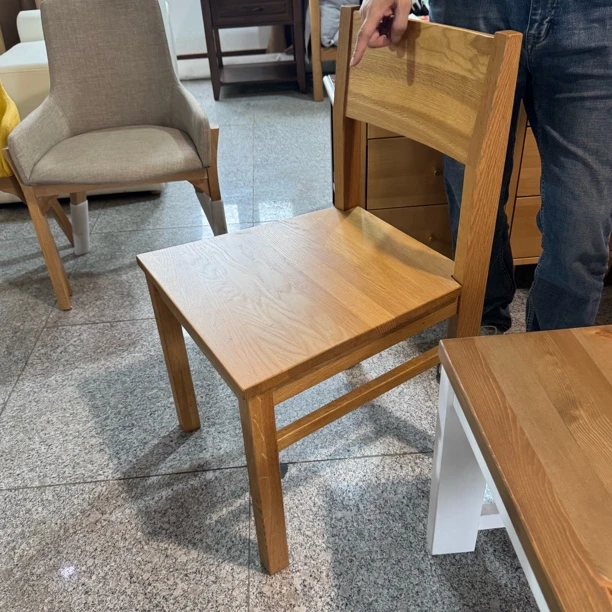 白橡木实木餐椅诺米拉椅子