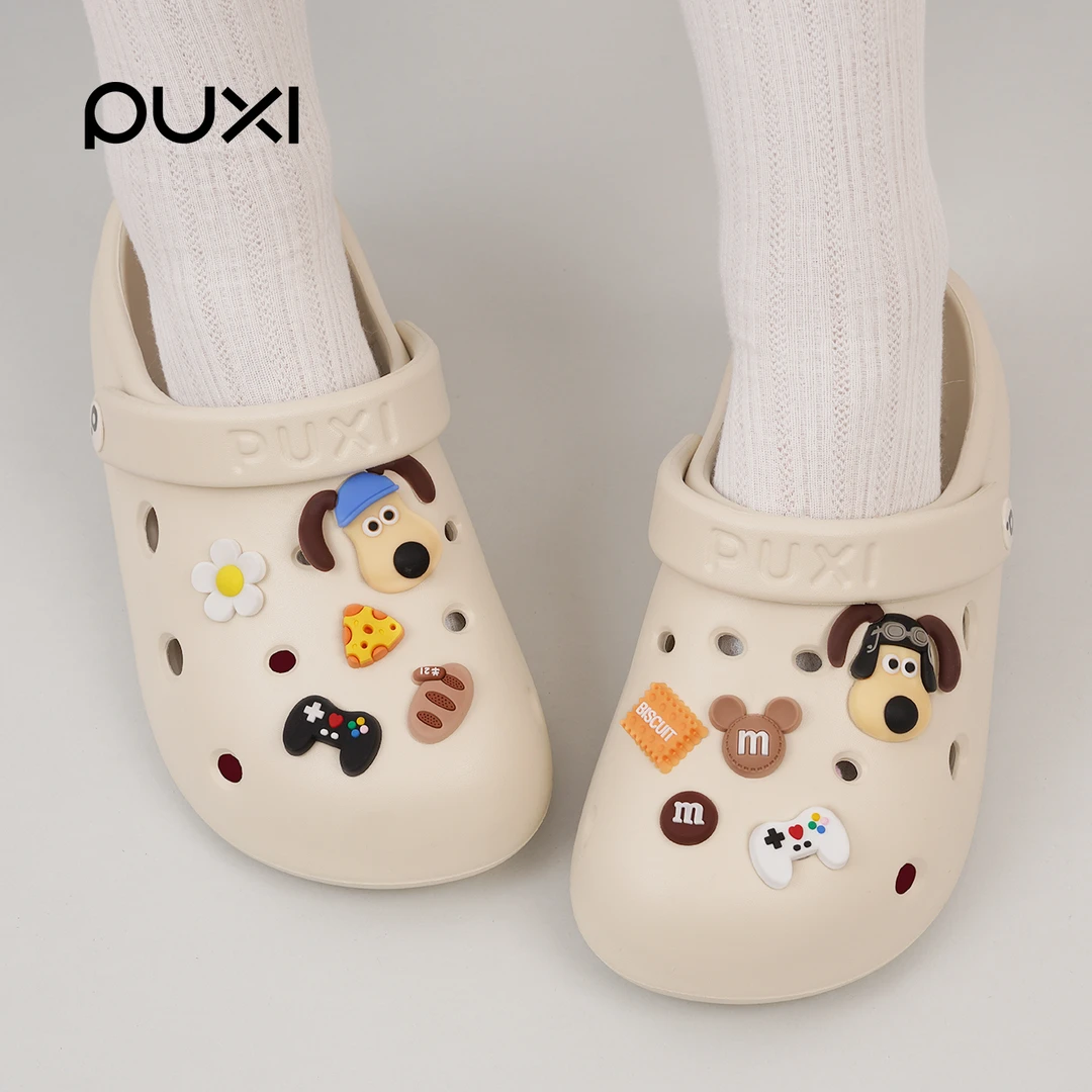 朴西飞云厚底洞洞鞋女款eva防滑防臭软底卡通凉鞋女夏外穿沙滩鞋