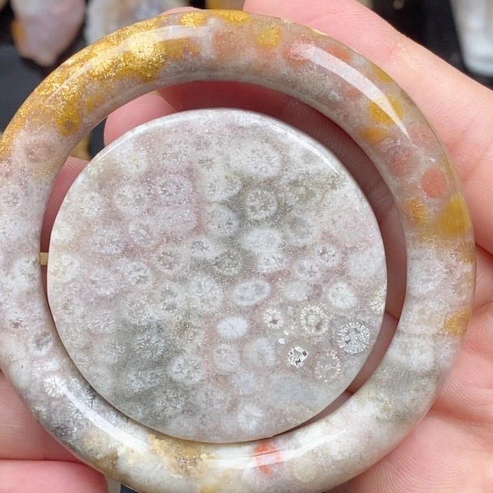 硅化玉未镶嵌颈饰57