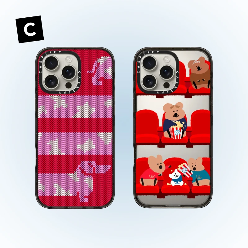 【达人】CASETiFY 腊肠犬毛衣/柿子椒熊 适用于iPhone16/15手机壳
