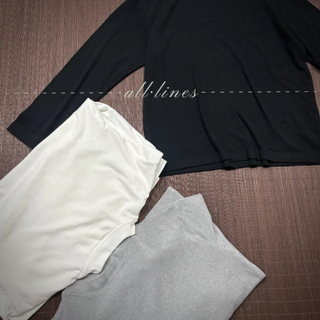 AL"千屿「糯叽叽防羊绒」私享软糯亲肤百搭小中领纯色保暖T恤AL-369