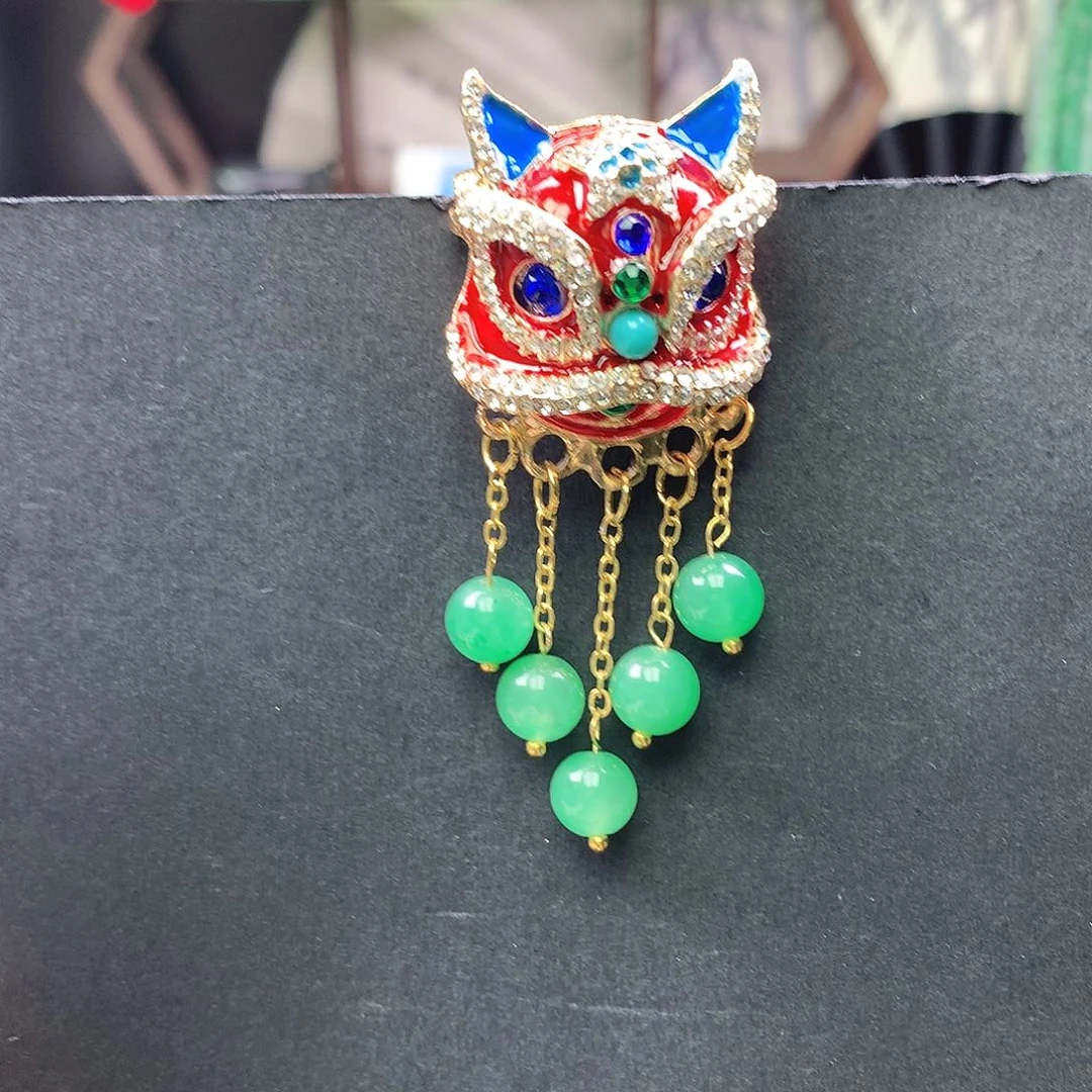 石英质玉胸针未镶嵌