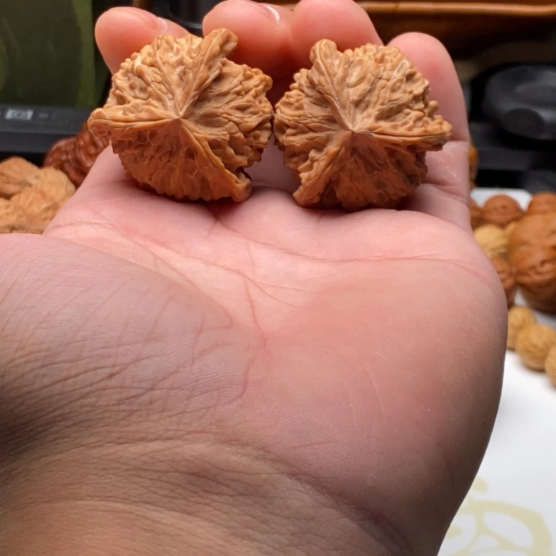 吊坠文玩核桃38全品盘山三棱