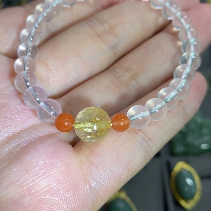 水晶手链未镶嵌手串