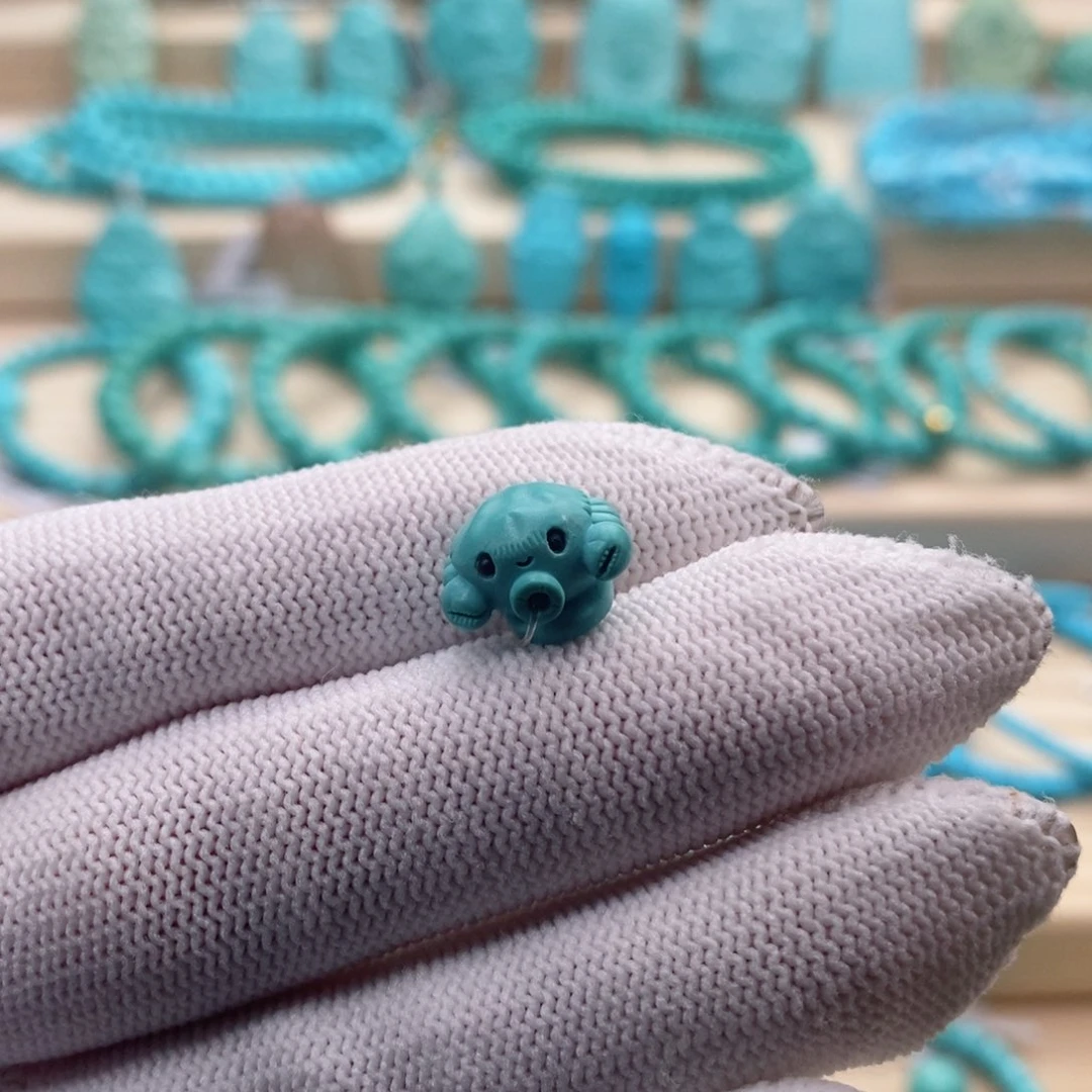 绿松石珠宝奇石未镶嵌