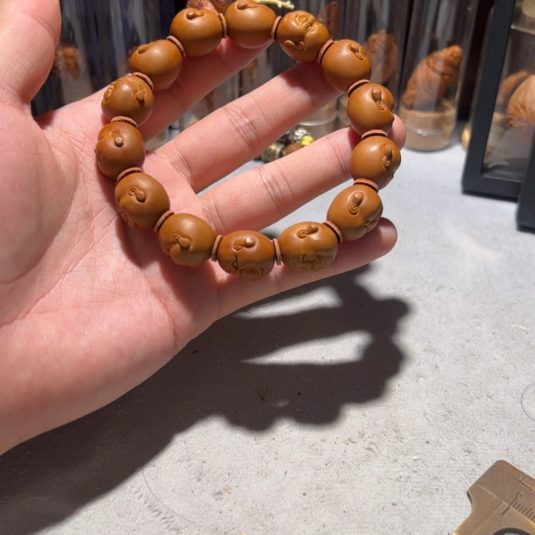 小****手串/手链橄榄核手工百态多送2备籽