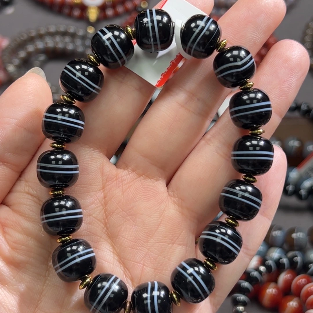 玛瑙/玉髓合金手链