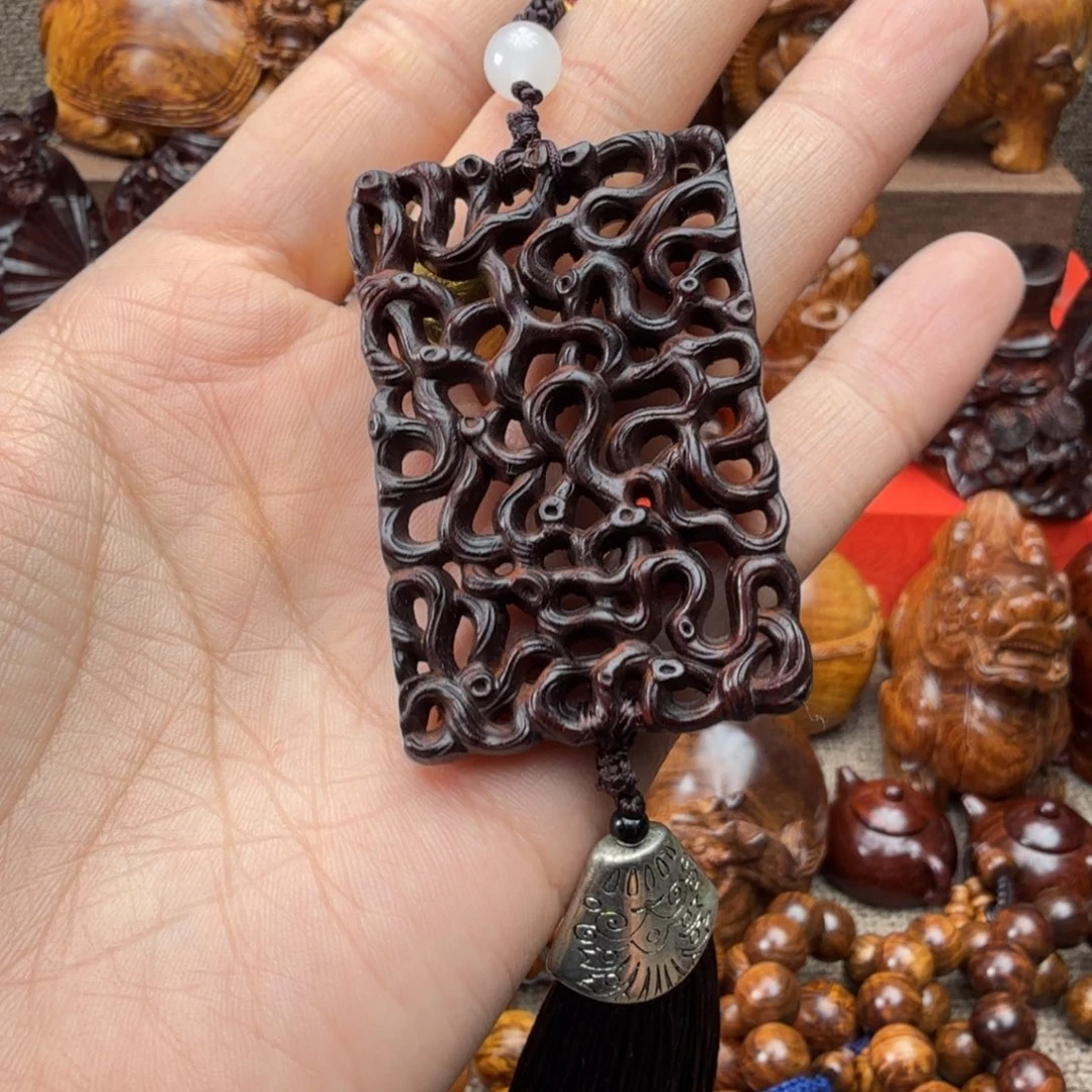 小叶紫檀路路通车挂一个