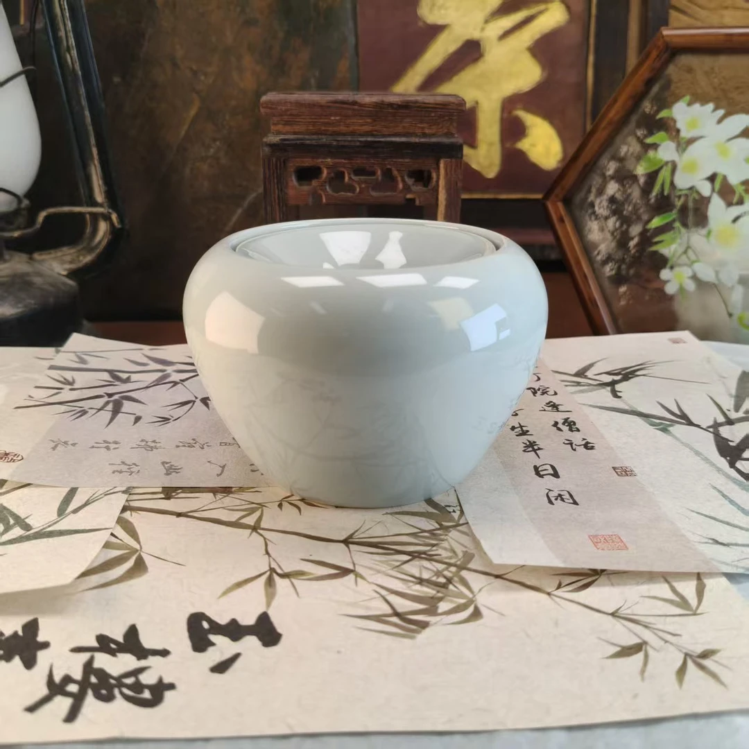 青烟色淡雅建水缸-6675-直播专享