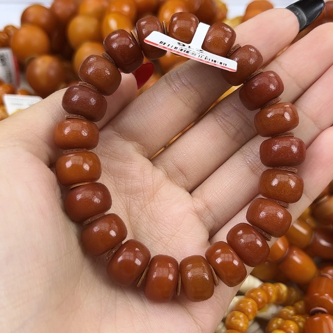 琥珀颈饰未镶嵌蜜蜡