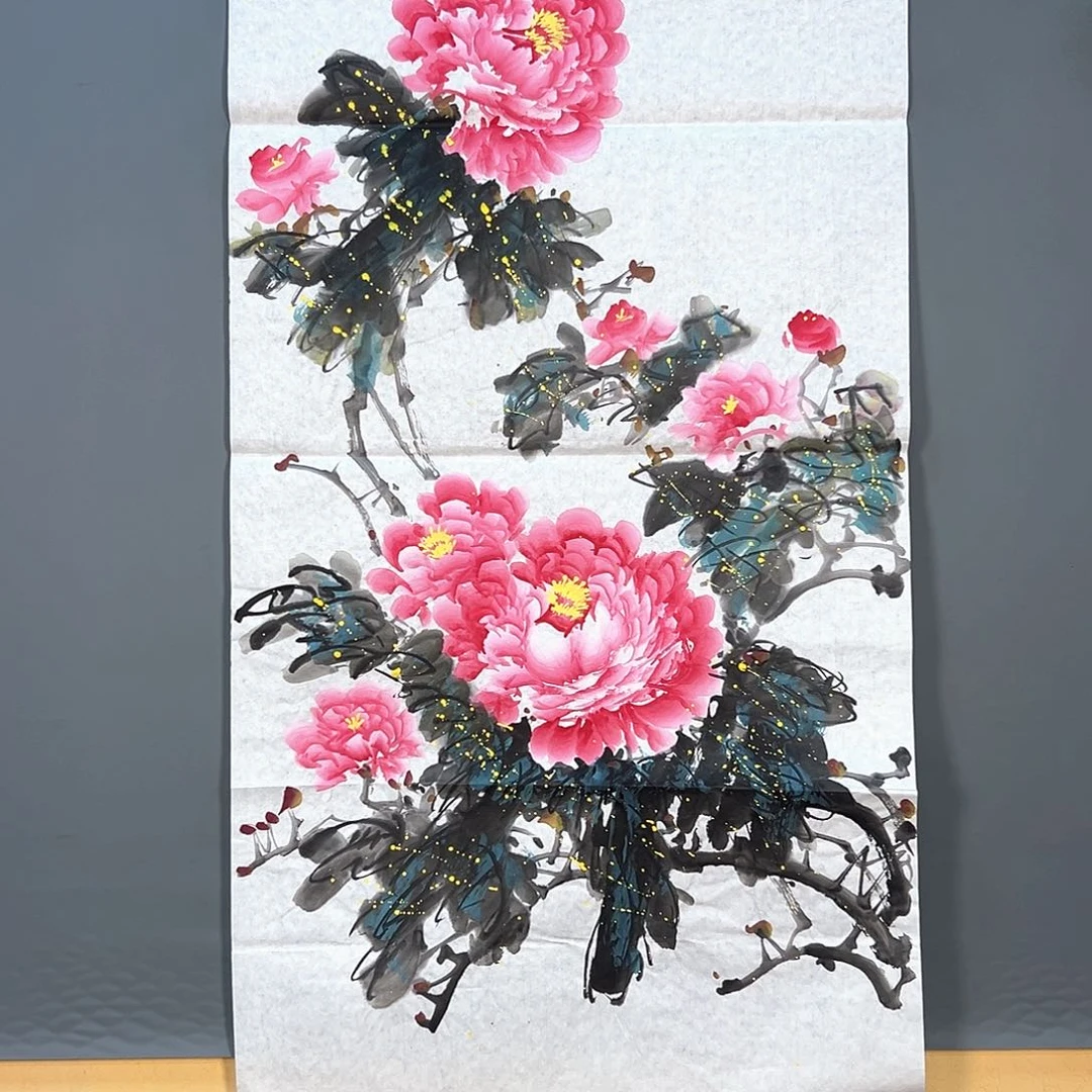 国画523 花鸟和蝴蝶都会成为他们
