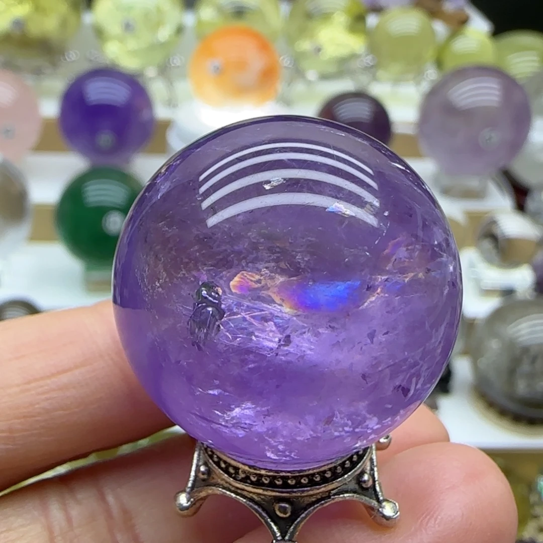 珠宝半成品水晶未镶嵌30mm