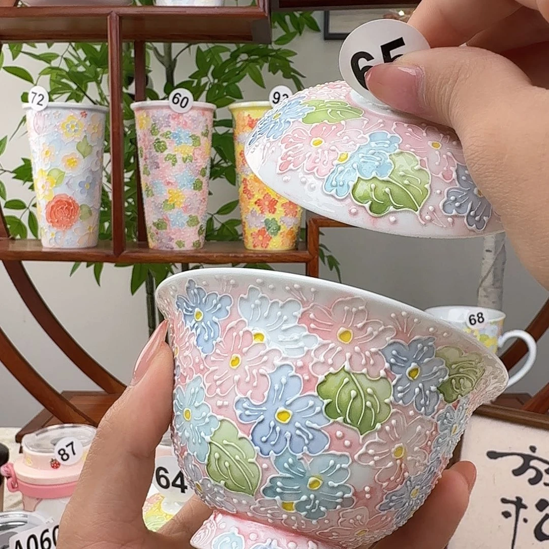 S65景德镇手绘高温釉下彩玉泥