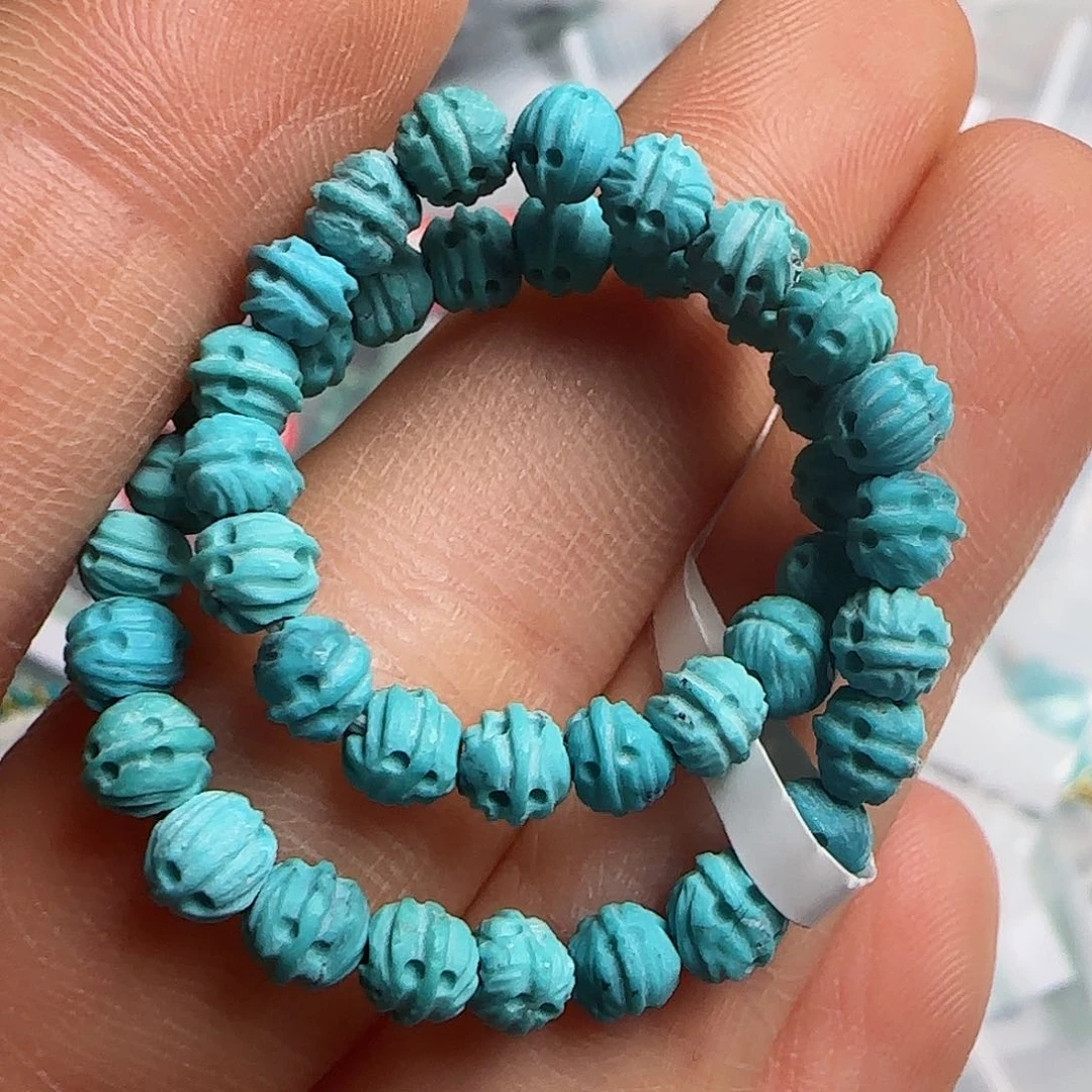 绿松石珠宝半成品未镶嵌