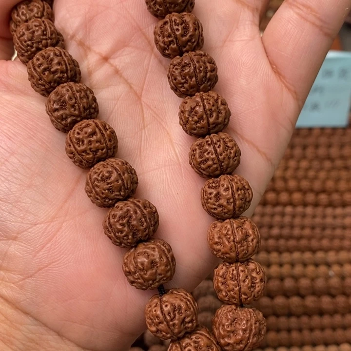 莉***目金刚菩提吊坠凹底单圈