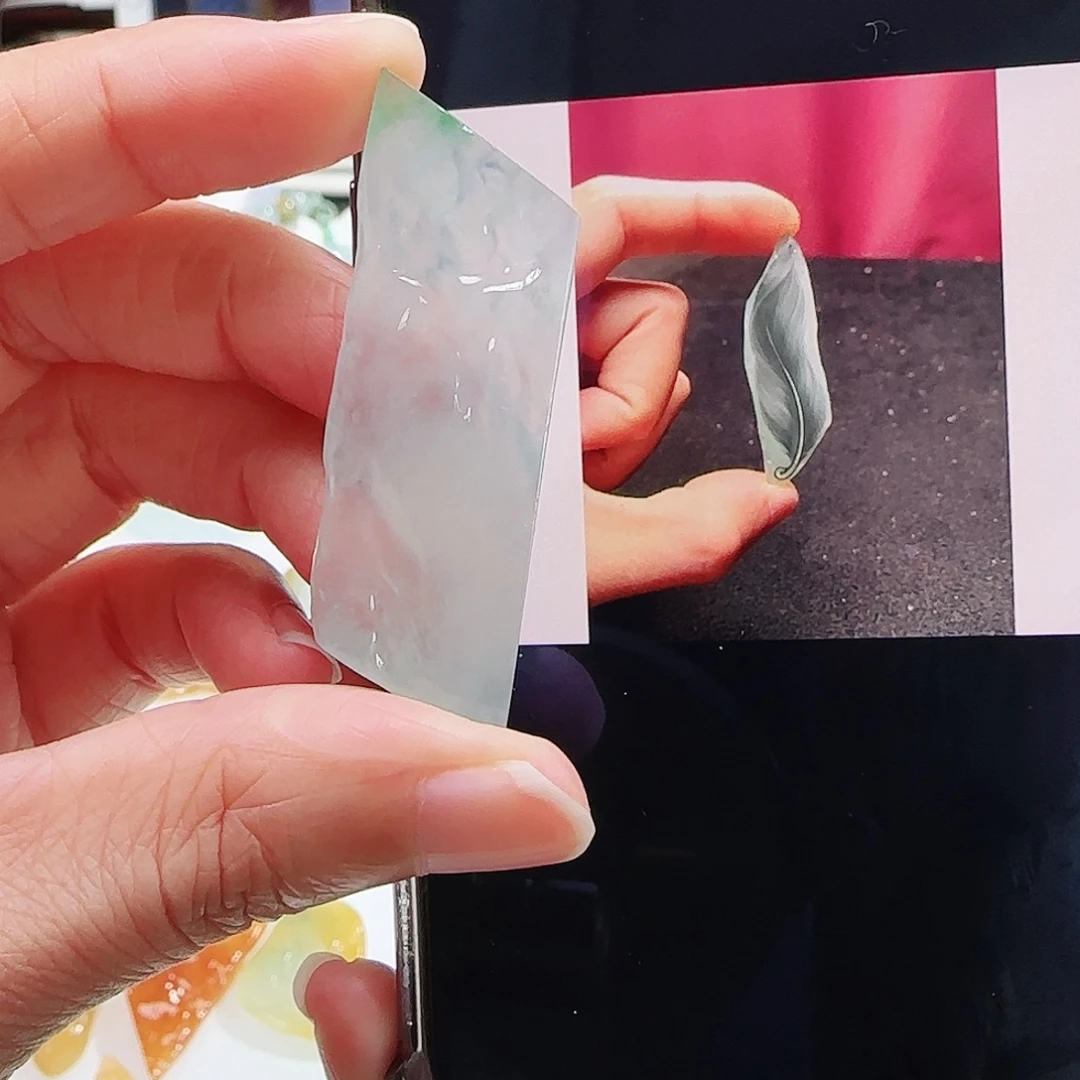 定制翡翠未镶嵌缅甸翡翠挂件