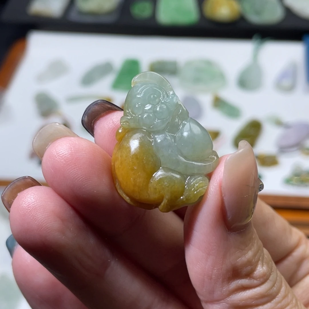 未镶嵌定制翡翠毛货
