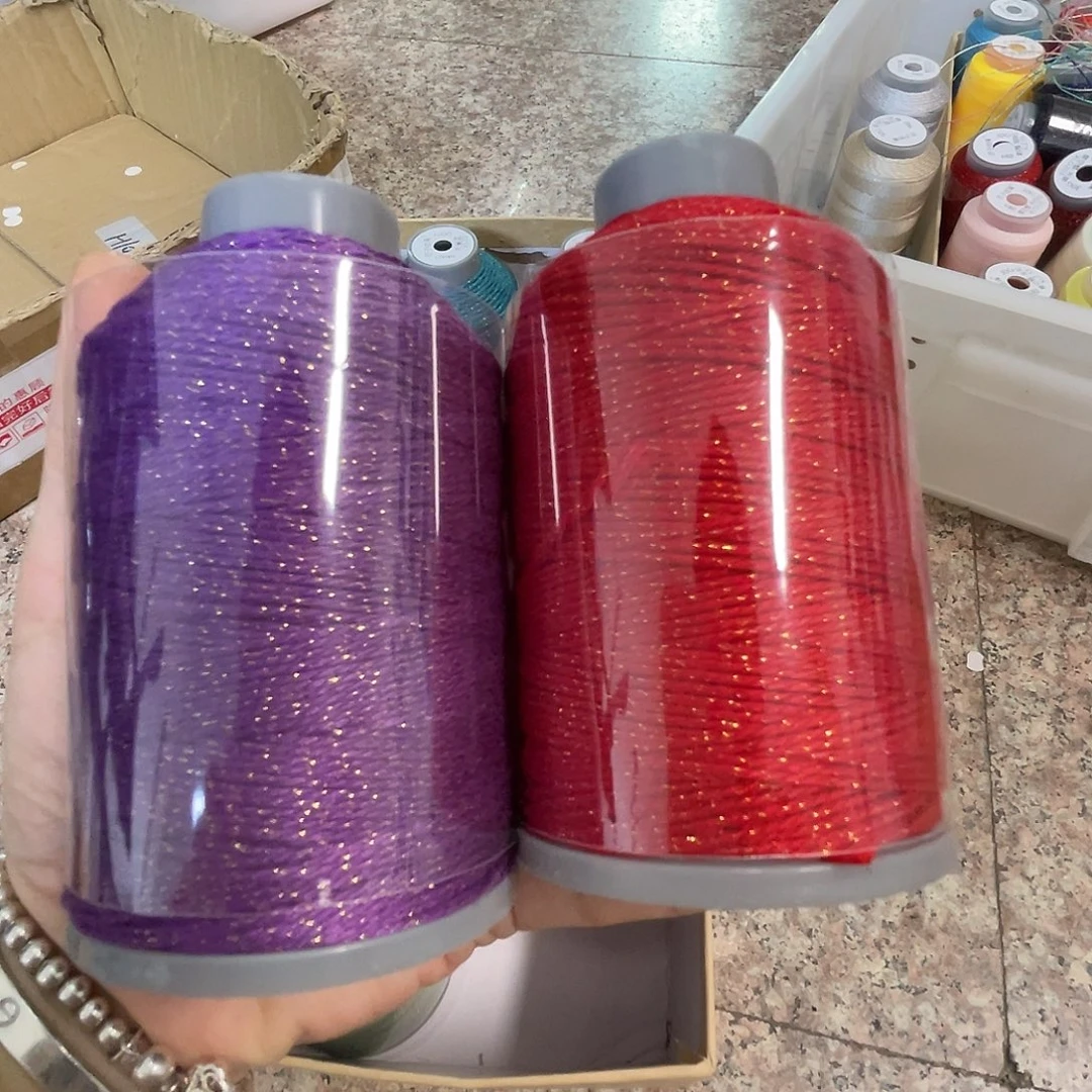 聚酯纤维1.0纯色手搓棉萄紫燃红