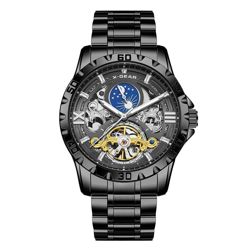 X-GEAR全镂空陀飞轮系列镂空全自动男士机械腕表86150