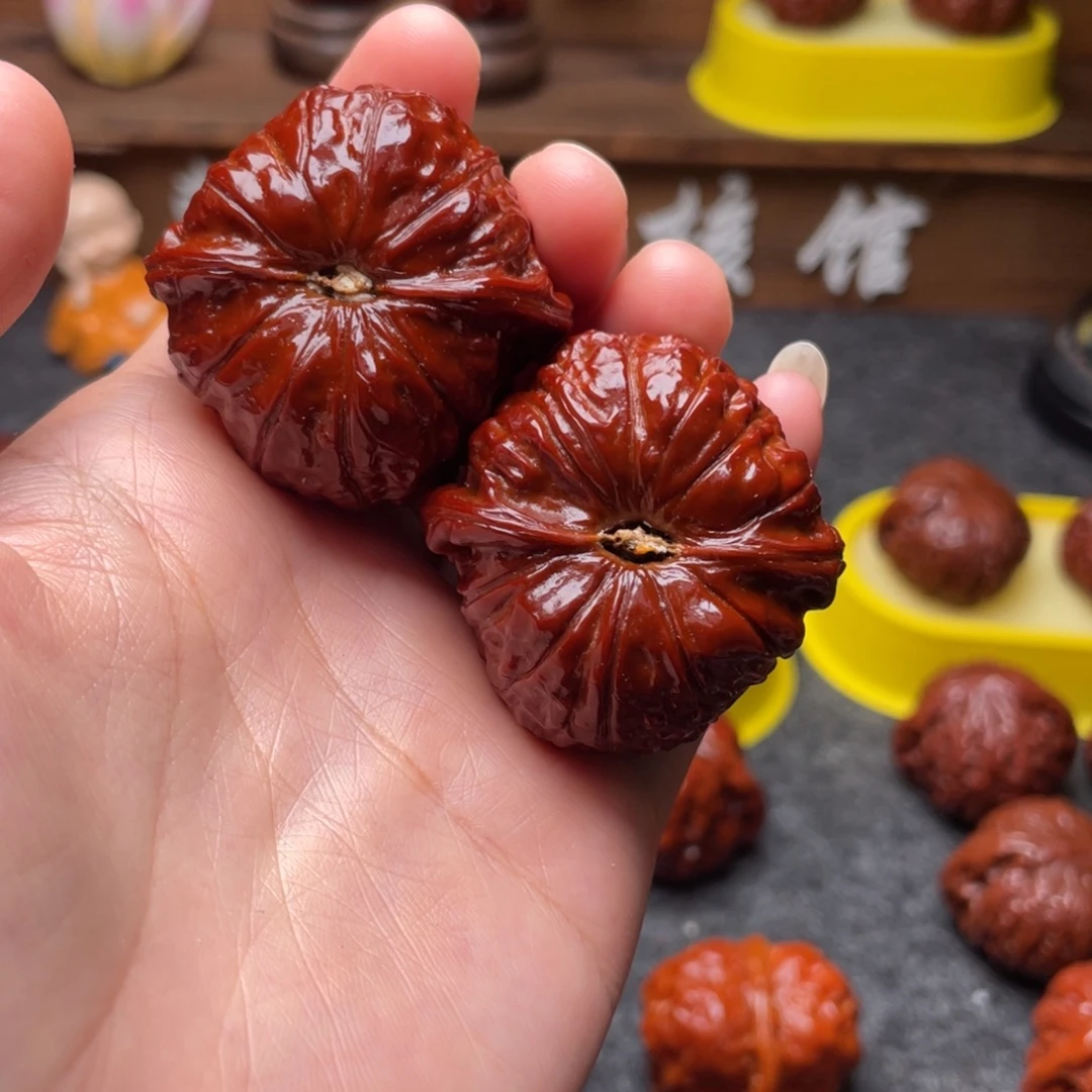 文玩核桃吊坠文玩核桃 手把件 南瓜墩 42