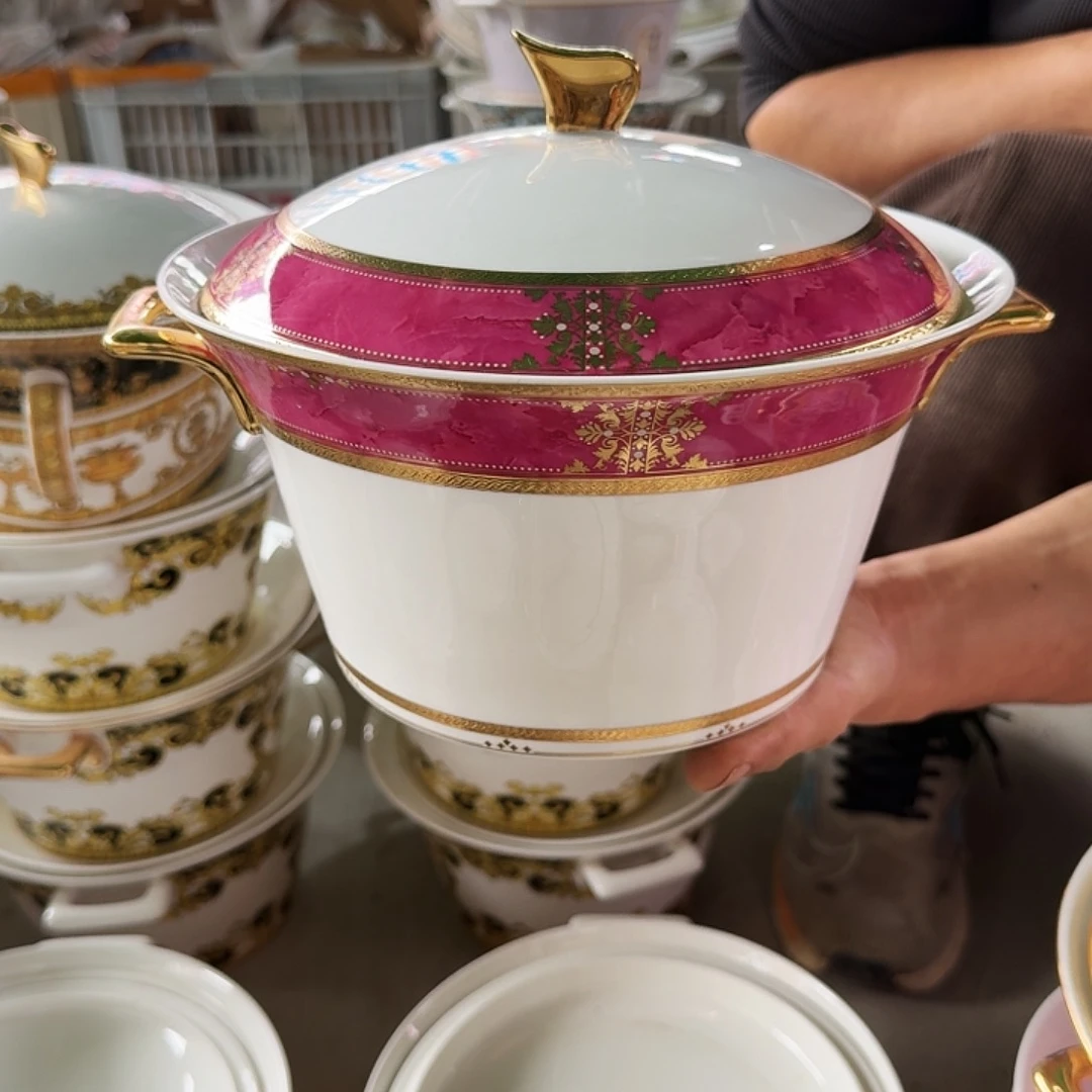 远***方瓷片骨瓷陶瓷餐具家用陶瓷微瑕