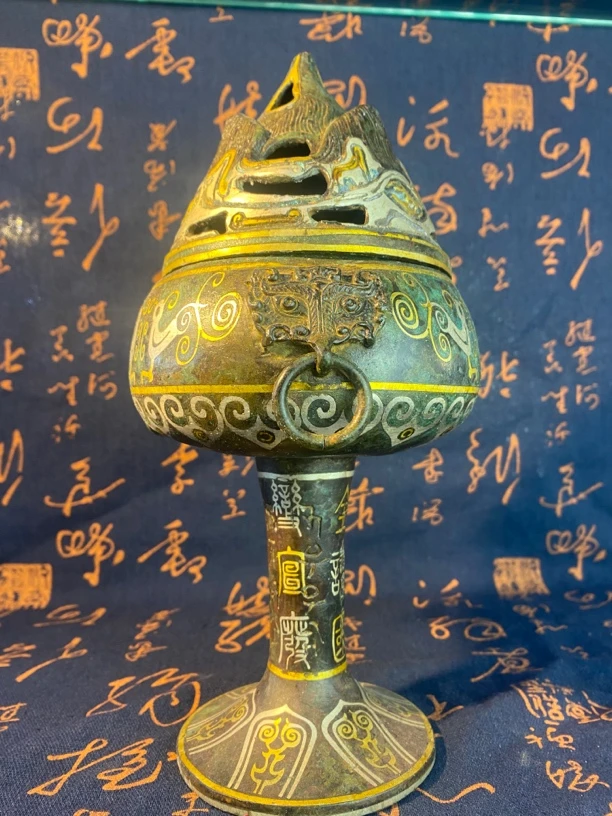 仿古青铜器工艺礼品定制套装包邮