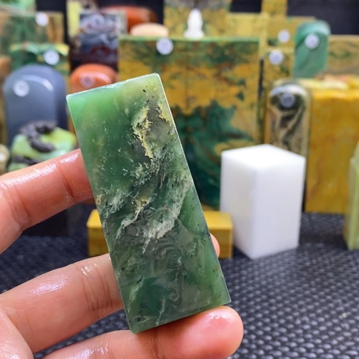 四川石A***g青田石印章石