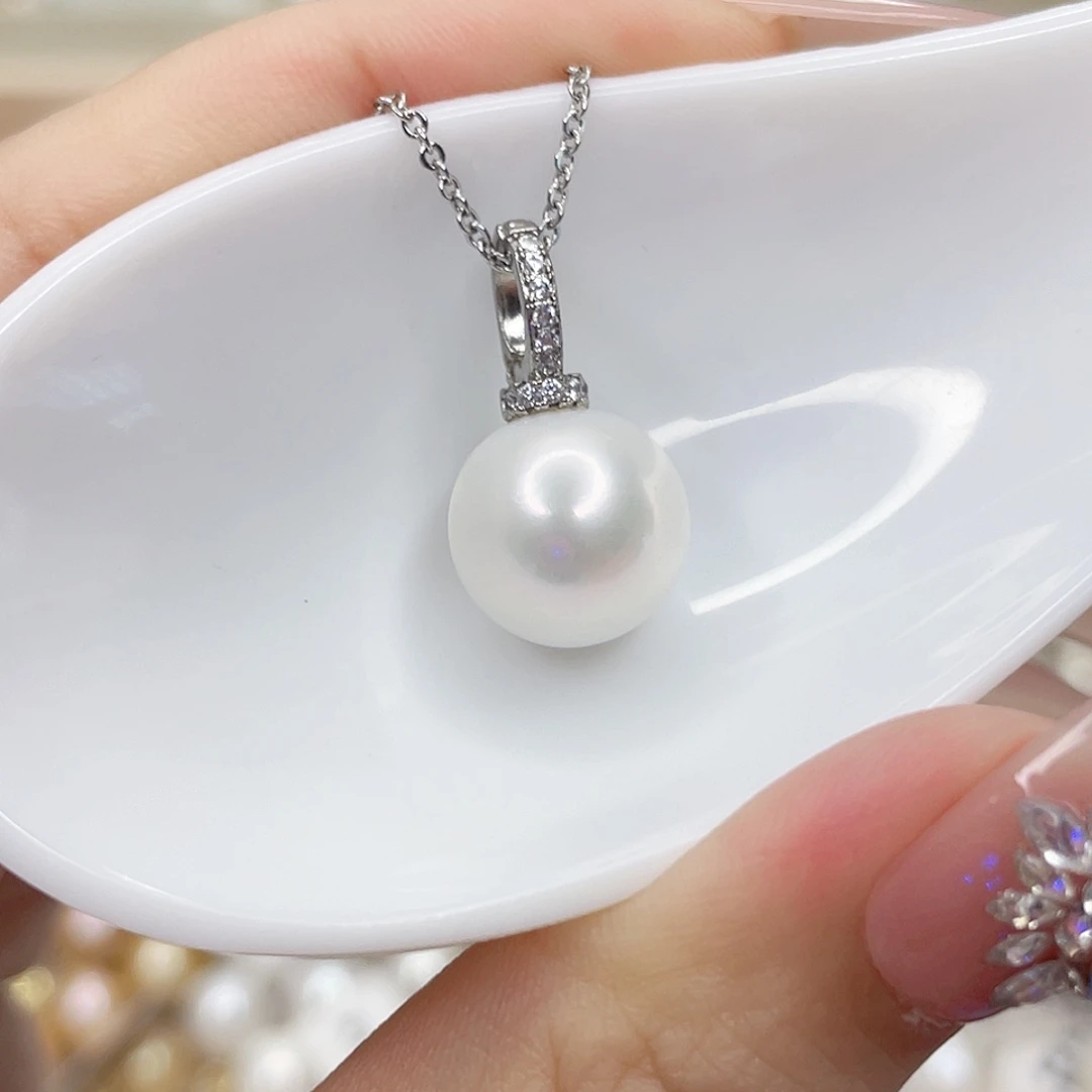 淡水珍珠未镶嵌吊坠(赠链)