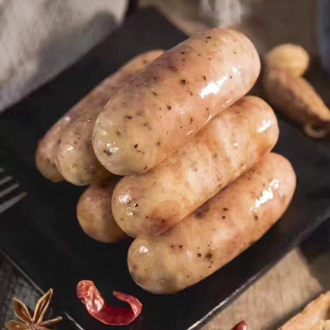 【华姐招牌】鲜肉手工制作热狗肠黑椒热狗肠火山石烤肠爆汁烤肠肉肠