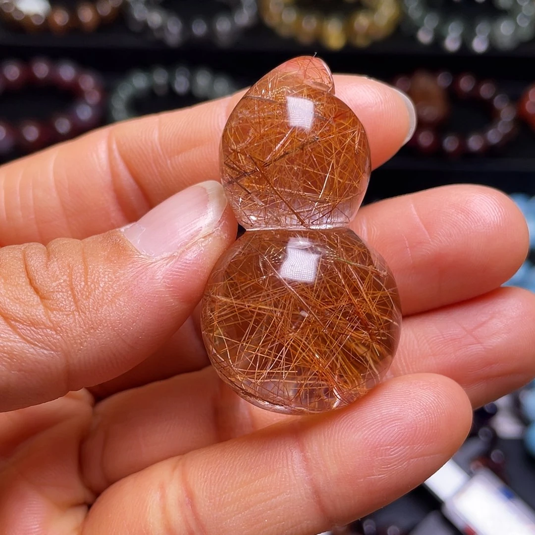 未镶嵌水晶颈饰铜发晶葫芦吊坠