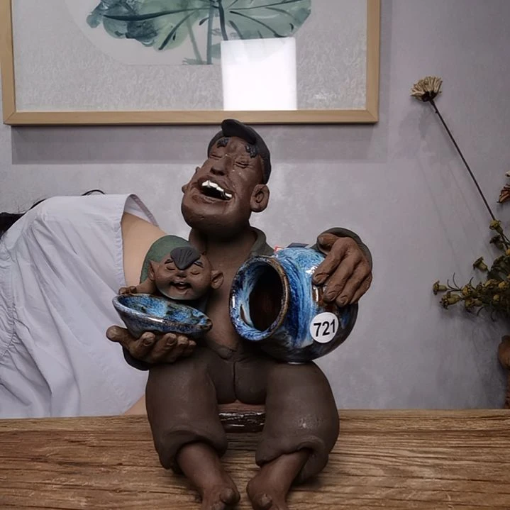 粗砂民俗系列作品生活百态心*