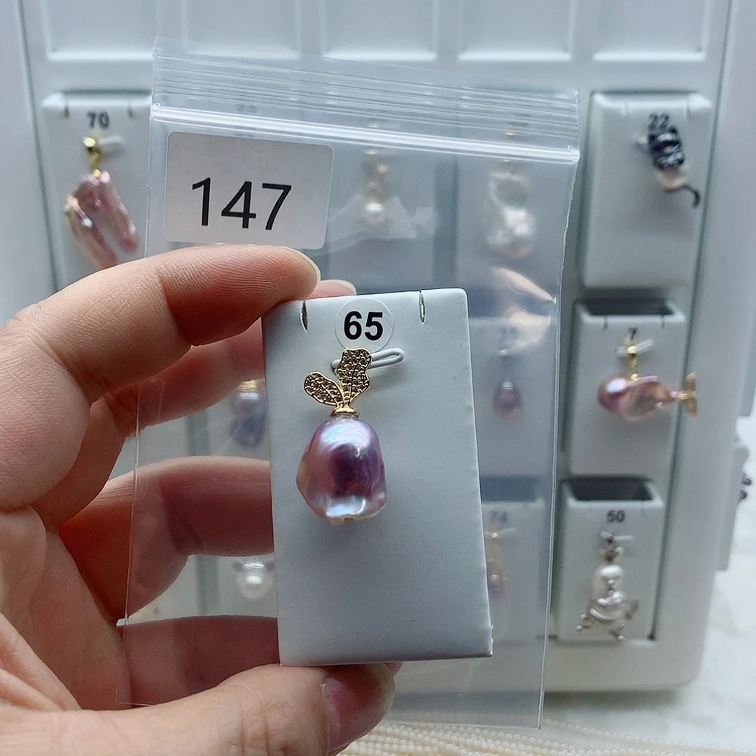 吊坠(不含链)合金淡水珍珠