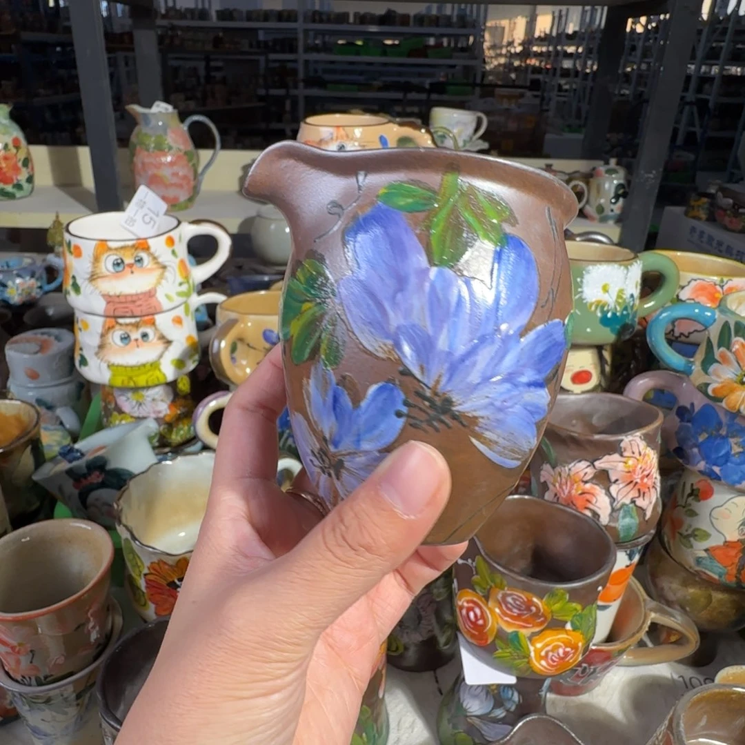 景德镇手工陶瓷釉下彩紫砂正品17