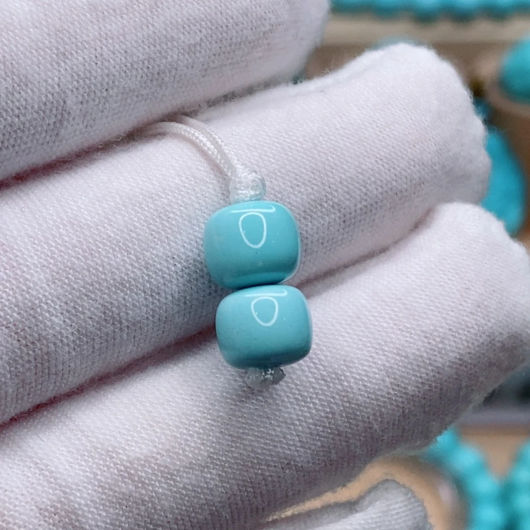 绿松石未镶嵌珠宝奇石7.5mm