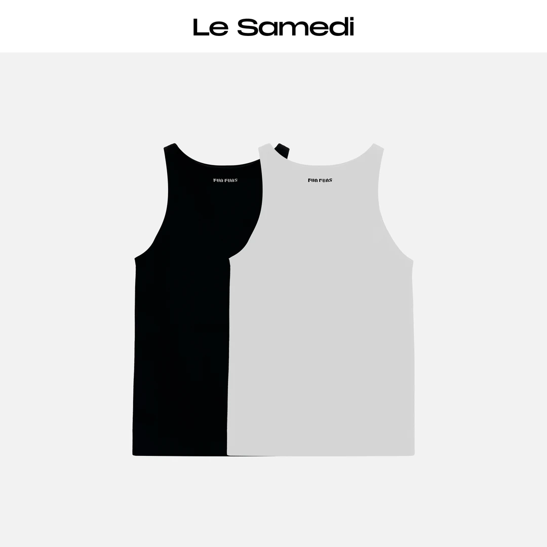 Le Samedi马油叶儿【字母小铠甲】CleanFit 荃棉百搭直角肩背心