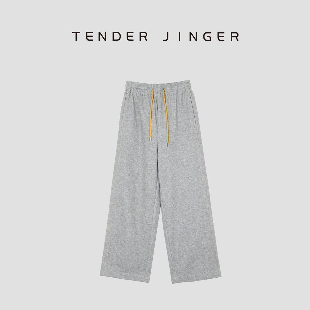 Tender Jinger【黑标】松紧腰抽绳显瘦休闲裤T51SAI80415
