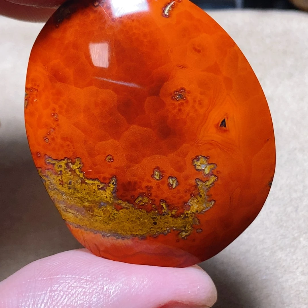 未镶嵌颈饰玛瑙/玉髓放**刀