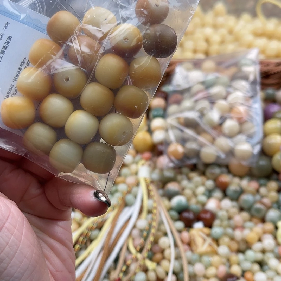 白玉菩提吊坠Q/12mm/20颗