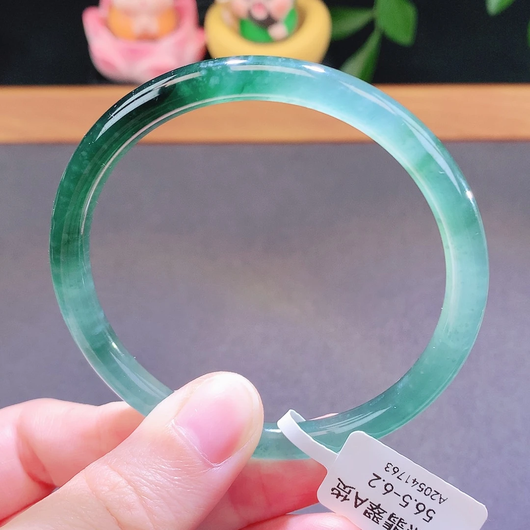 翡翠未镶嵌手镯天然翡翠