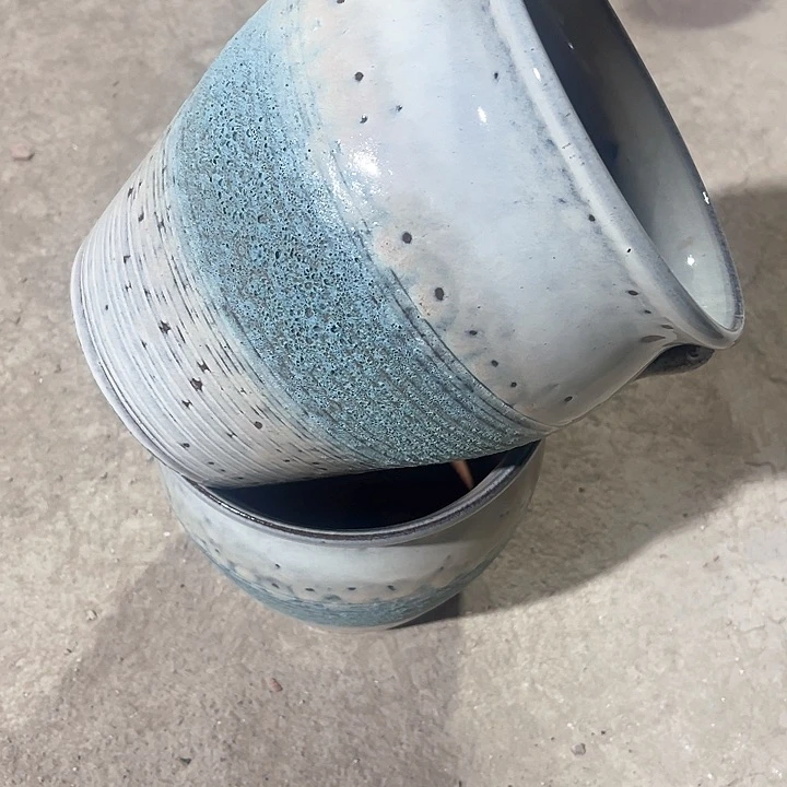 红陶口径19高度21两只小瑕疵