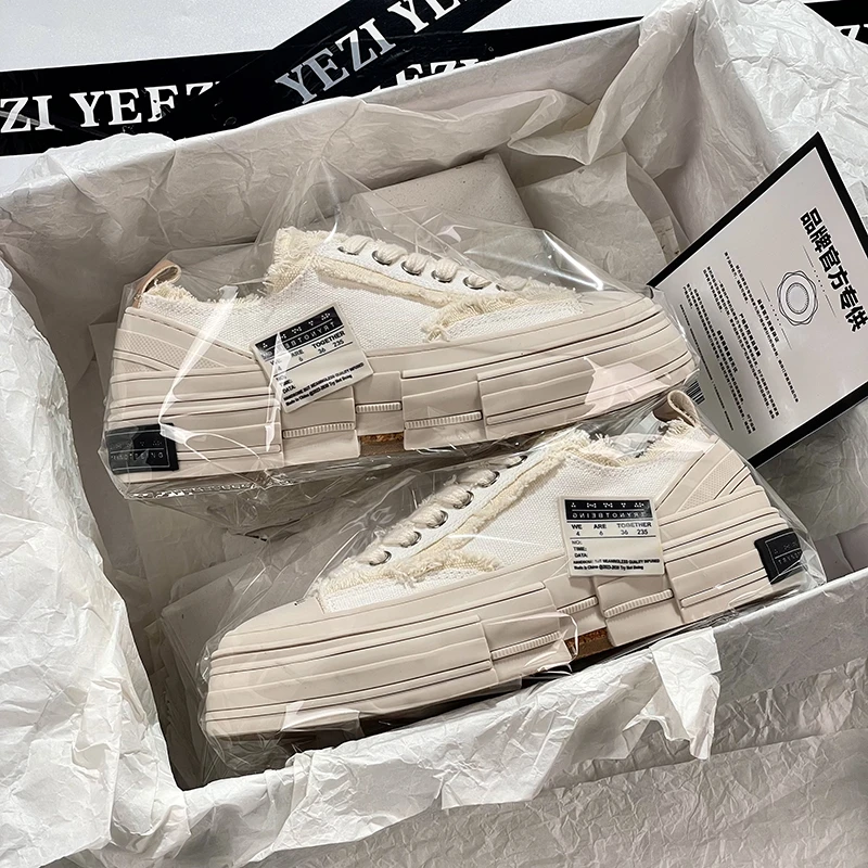 情有独钟~超火乞丐鞋厚底帆布鞋男女运动休闲鞋增高板鞋半拖潮流