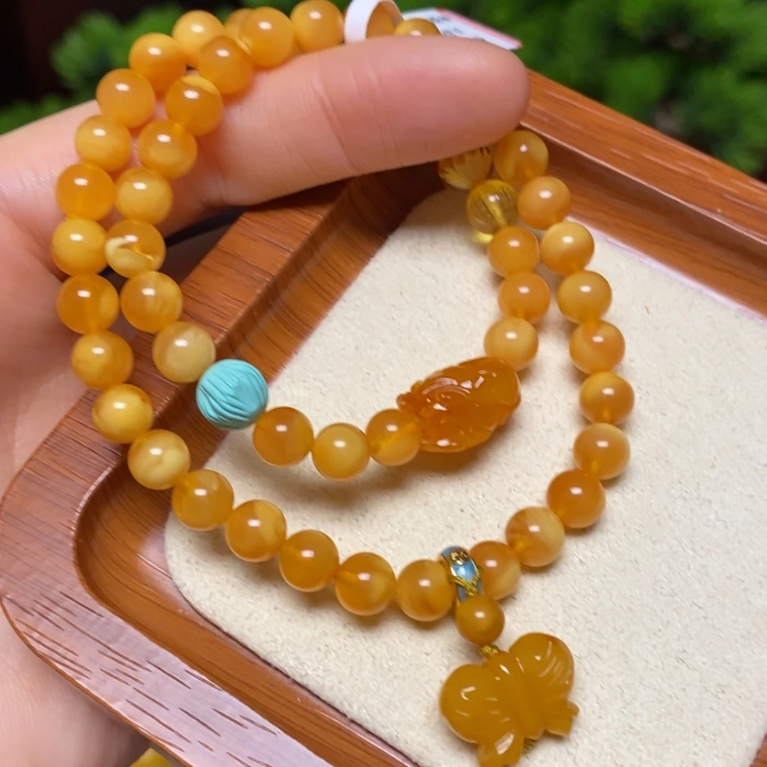 【闪购商品】手链蜜蜡未镶嵌手串