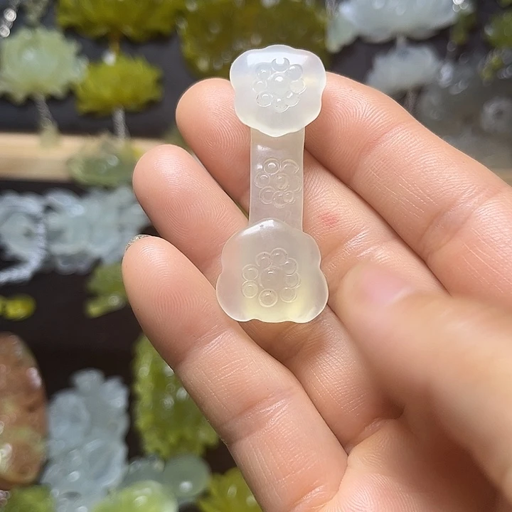 未镶嵌蛇纹石玉发饰