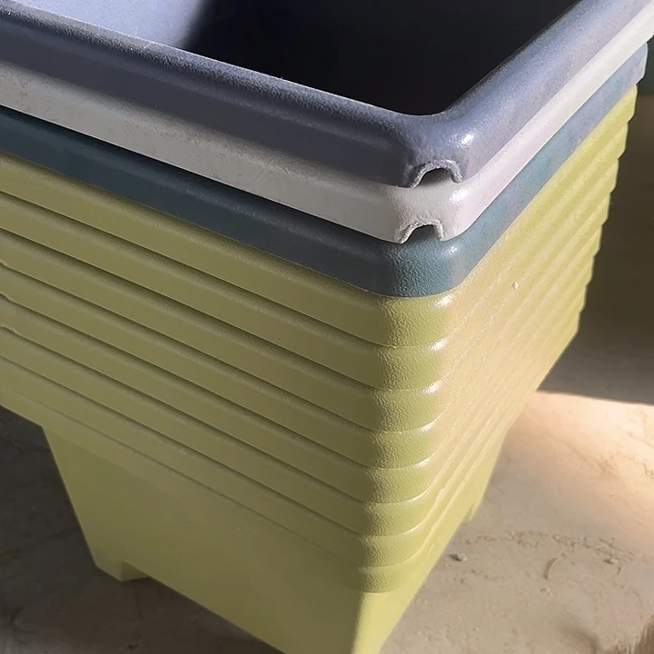 塑料西*瑕疵球根盆11个